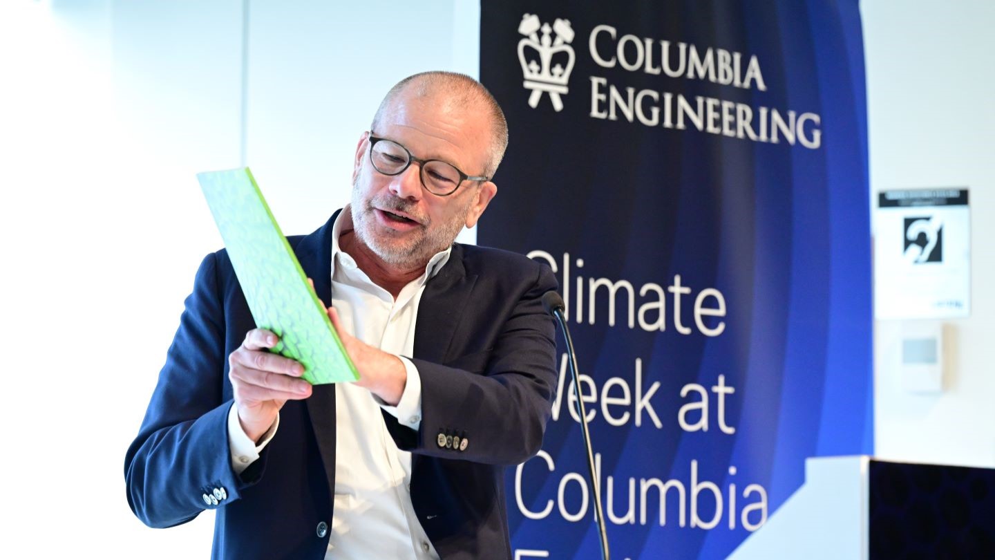speaker at climate week