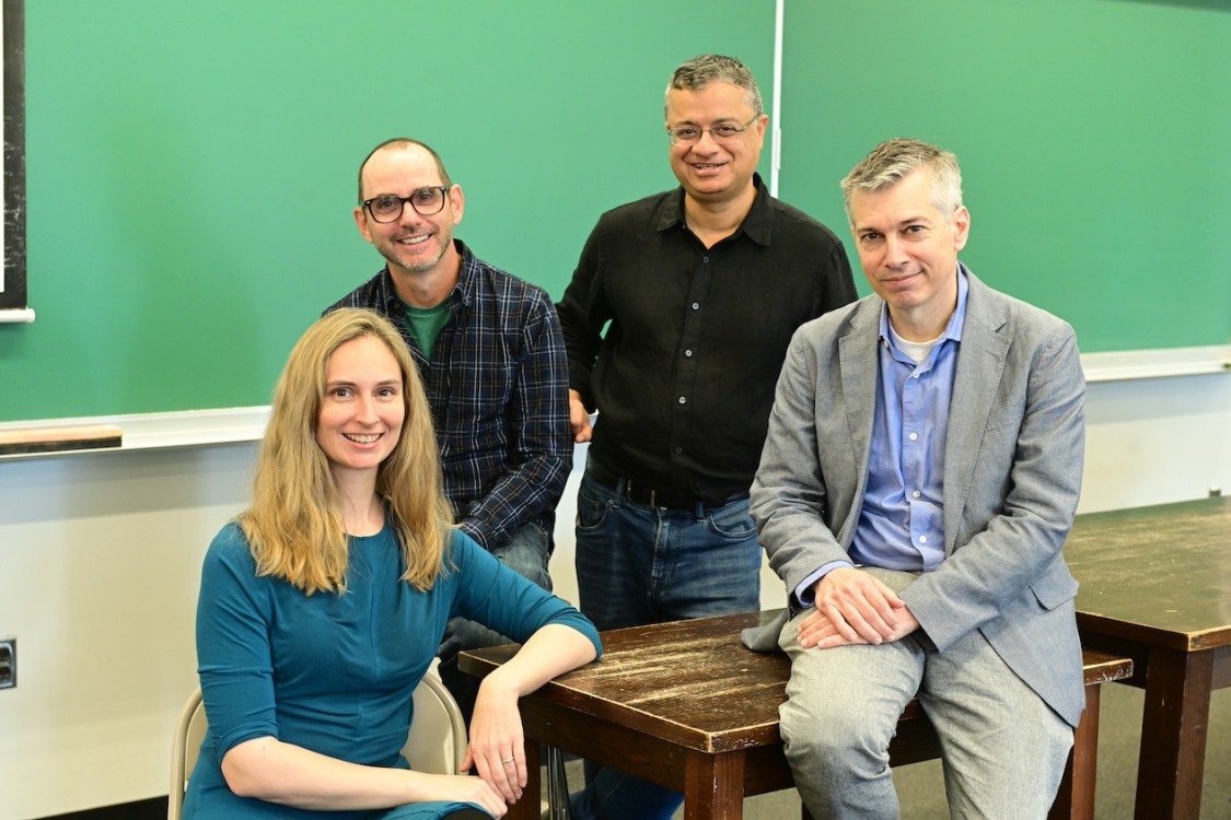 group photo of faculty teaching AI in Context course